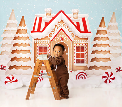 Pretty Peppermint Gingerbread House