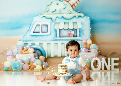 Ice Cream At The Beach