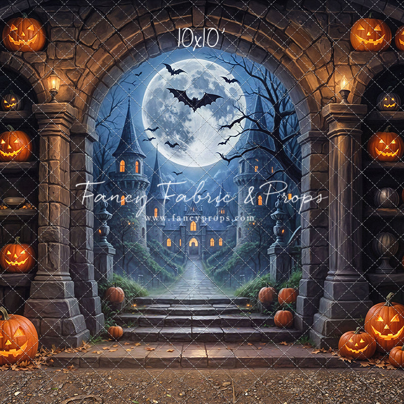 Gothic Halloween Gateway - Dirt Floor - With Sweep Option