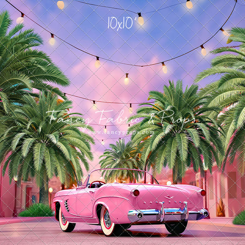 Malibu Shopping Center - Pink Car & Pink Floor - With Sweep Option