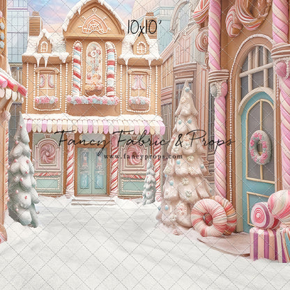 Pastel Gingerbread Street - With Sweep Option
