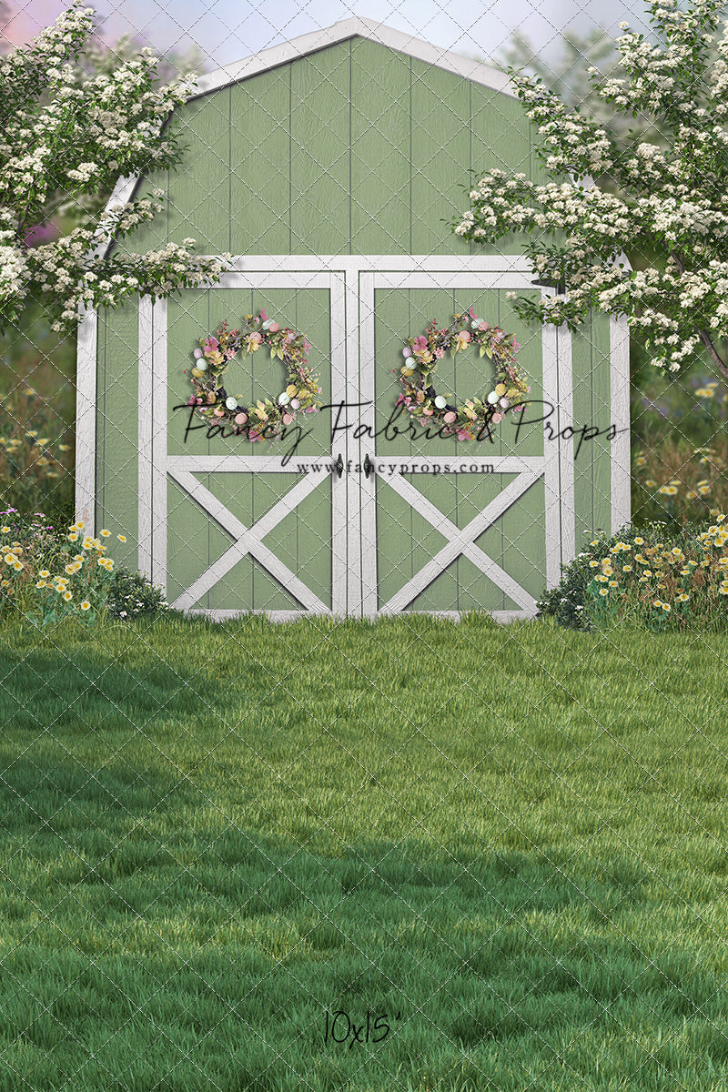 Easter Blossoms Barn - With Sweep Option