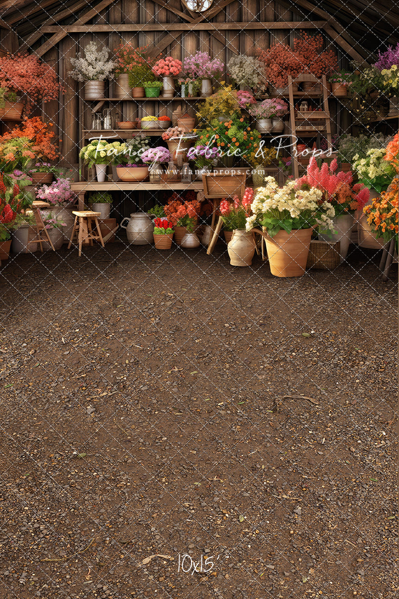 Grandma's Gardening Shed - With Sweep Option