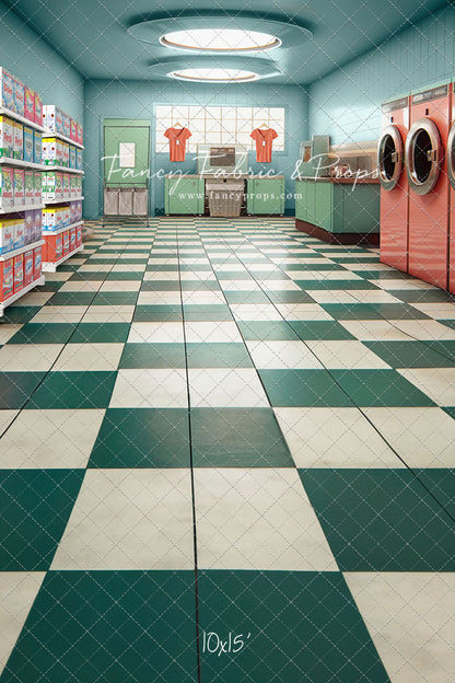 Laundry Day - Blue - With Sweep Option