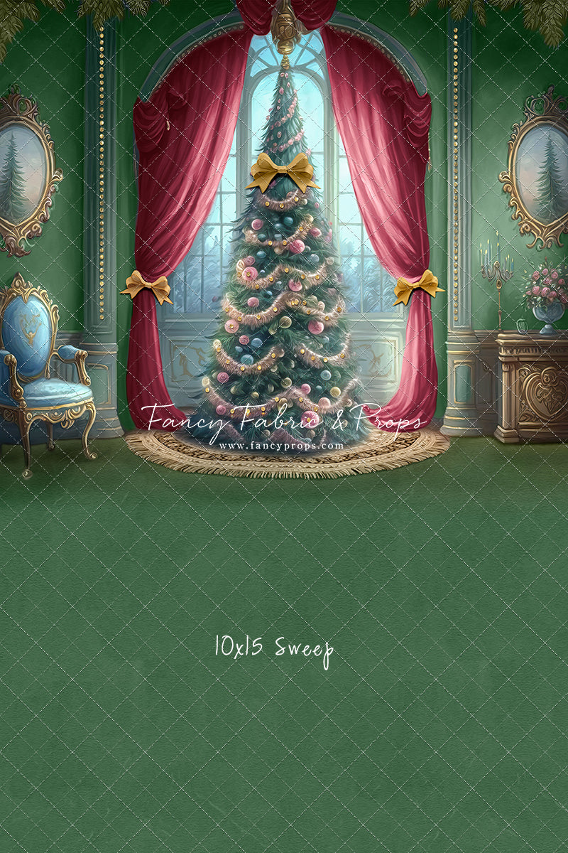 Christmas Wishes - All Green - with Sweep Option