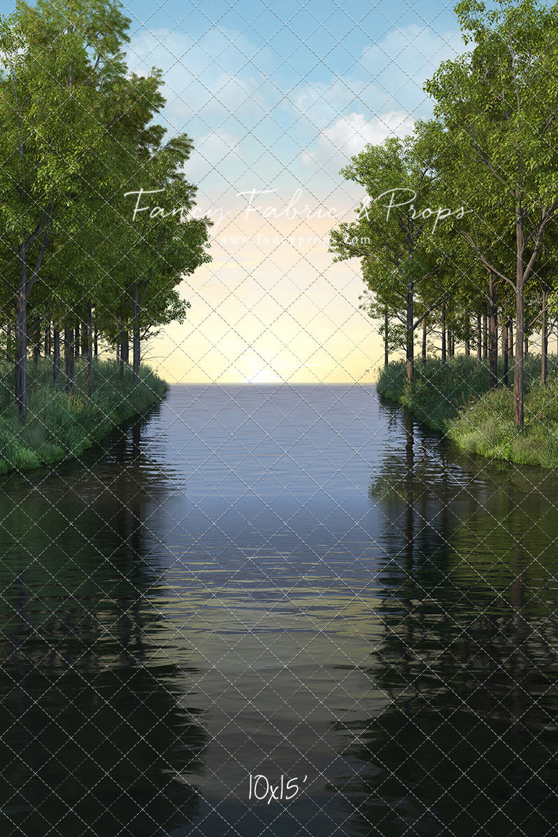 Spring at the Lake - With Sweep Option