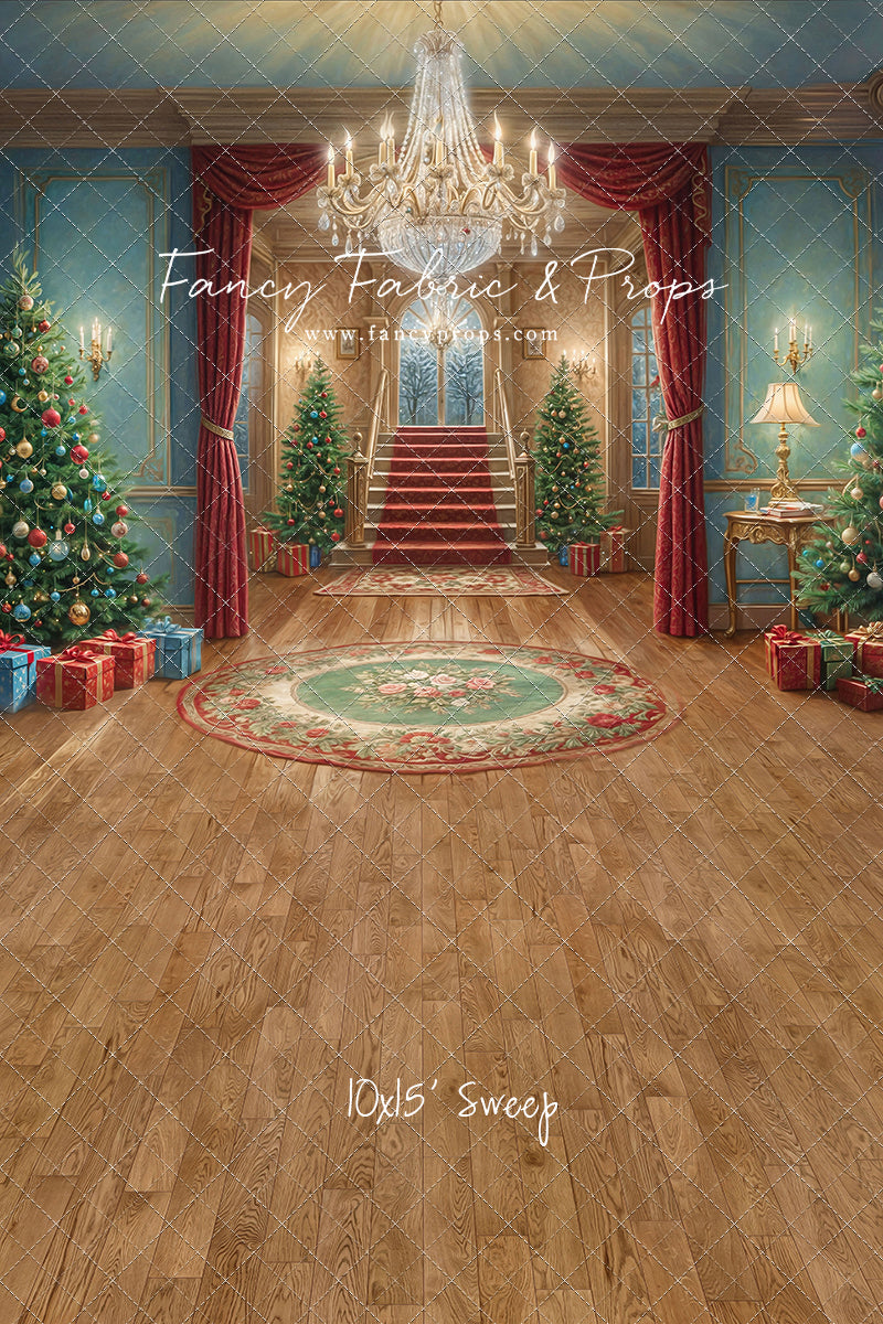 Elegant Holiday Hallway - With Sweep Option