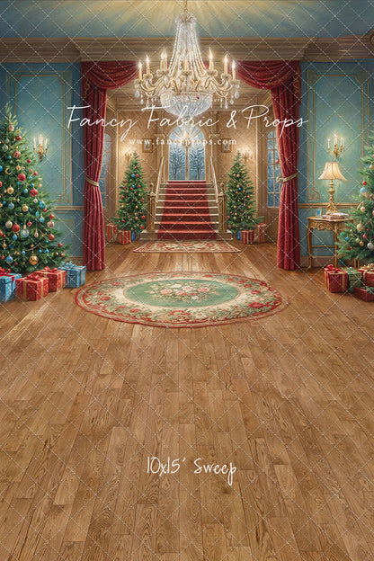 Elegant Holiday Hallway - With Sweep Option