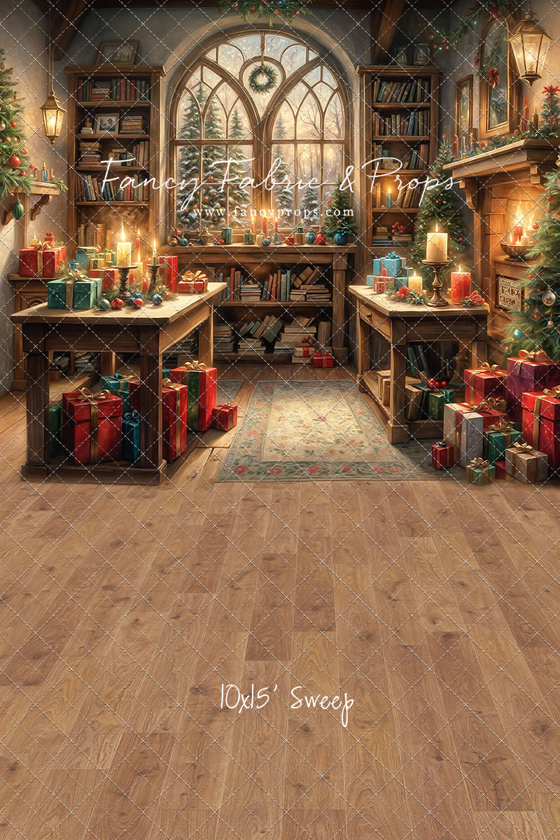 Winter Cabin Wrapping Room - with Sweep Option