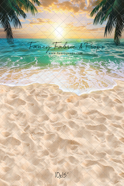 Tropical Beach Paradise - With Sweep Option