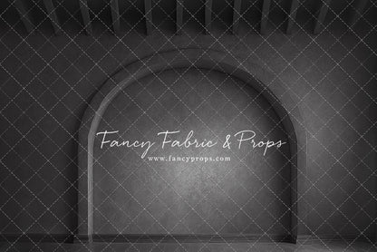 Elegant Charcoal Alcove - Wood Floor - With Sweep Option