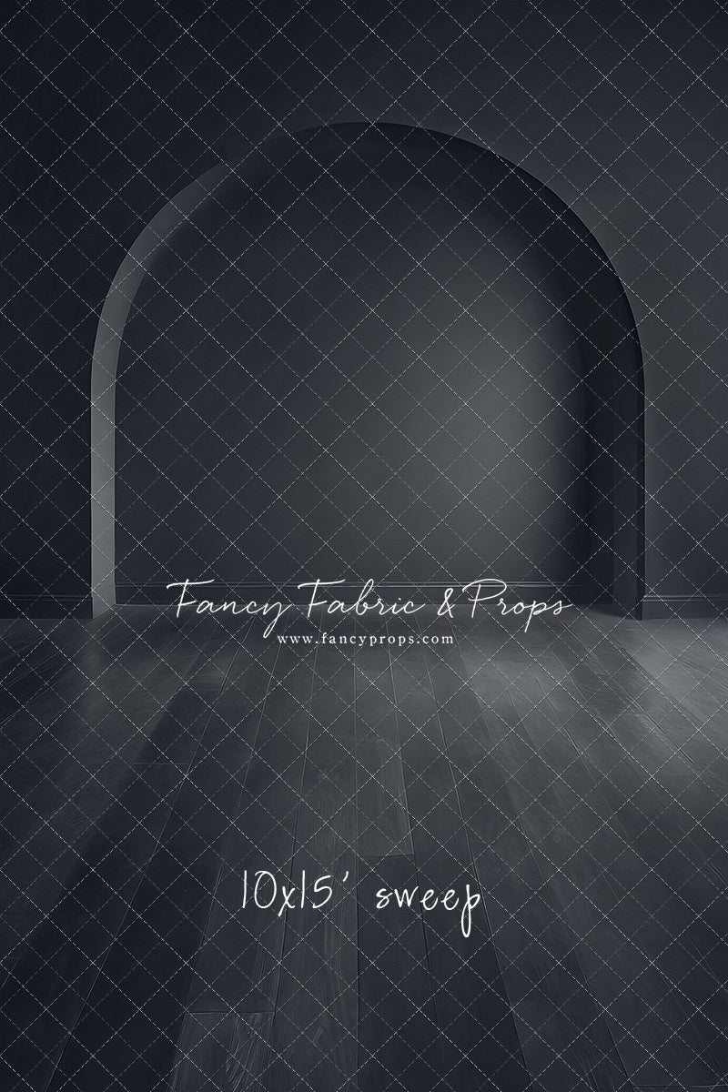 Modern Midnight Alcove - Wood Floor - With Sweep Option