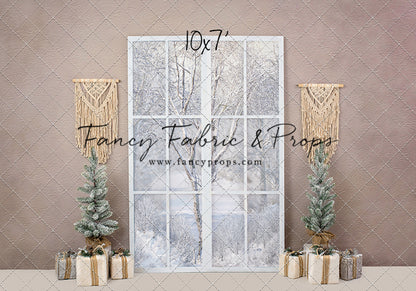 Boho Fireplace Window