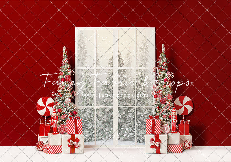 Candy Cane Window