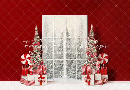 Candy Cane Window