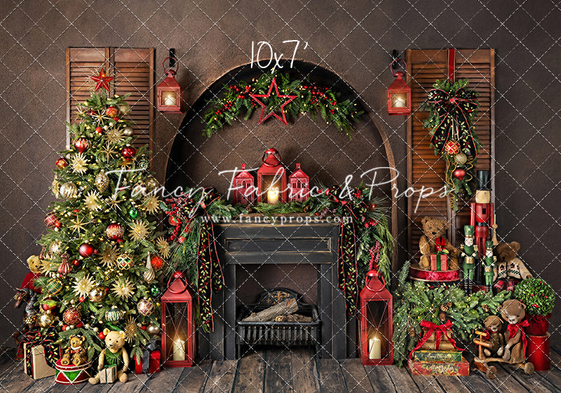 Elegant Fireside Mantle - Room