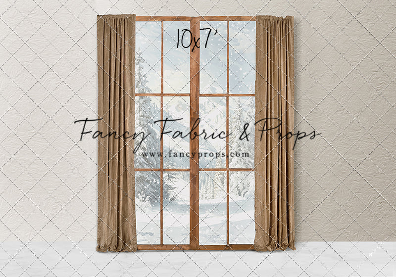 Elegant Gold Christmas Morning View