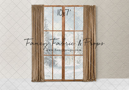 Elegant Gold Christmas Morning View