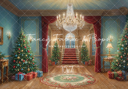 Elegant Holiday Hallway - With Sweep Option