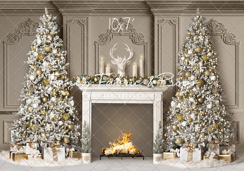 Frosted Fireside Glow