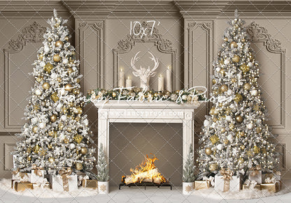 Frosted Fireside Glow