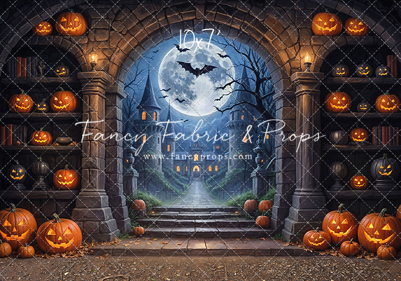 Gothic Halloween Gateway - Dirt Floor - With Sweep Option