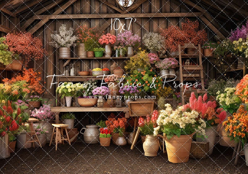 Grandma's Gardening Shed - With Sweep Option