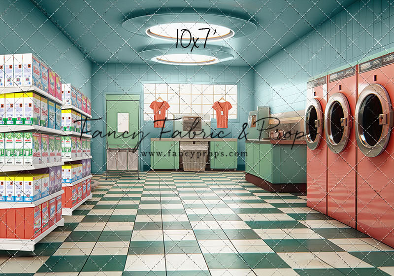 Laundry Day - Blue - With Sweep Option