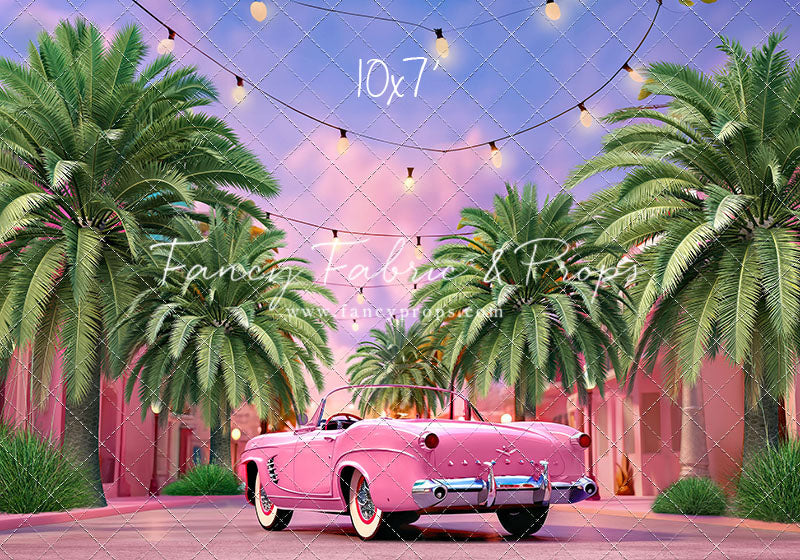 Malibu Shopping Center - Pink Car & Pink Floor - With Sweep Option