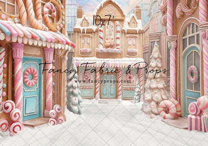 Pastel Gingerbread Street - With Sweep Option