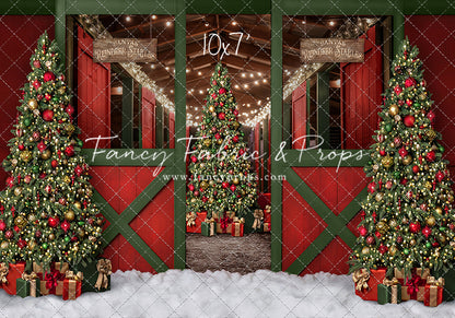 Santa's Jolly Reindeer Stable - No Reindeer