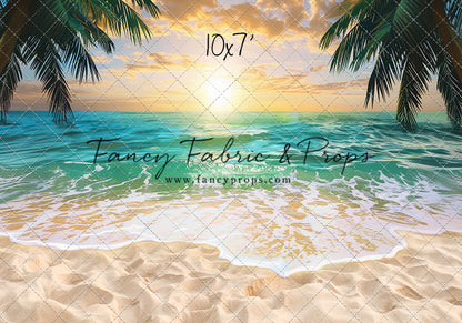 Tropical Beach Paradise - With Sweep Option