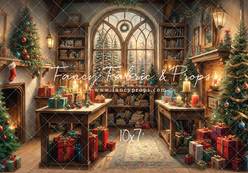 Winter Cabin Wrapping Room - with Sweep Option