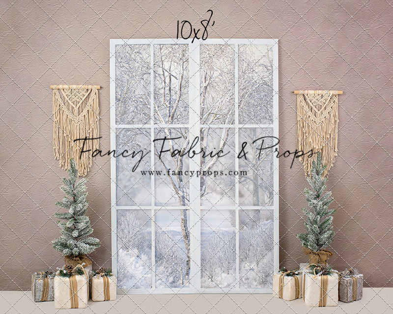 Boho Fireplace Window