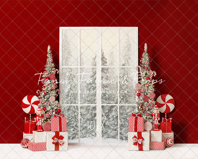 Candy Cane Window