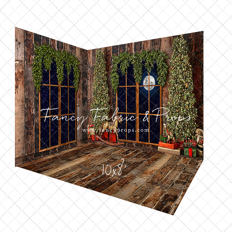 Classic Rustic Window With Trees - Room