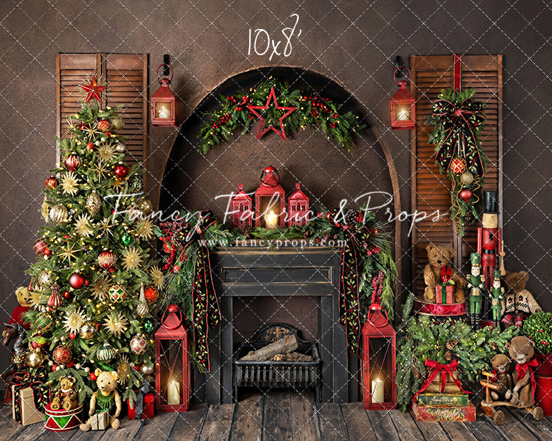 Elegant Fireside Mantle - Room