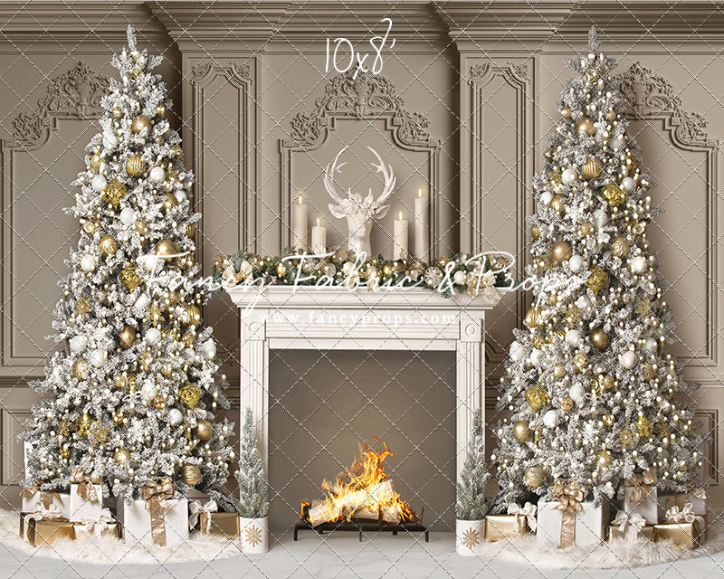 Frosted Fireside Glow