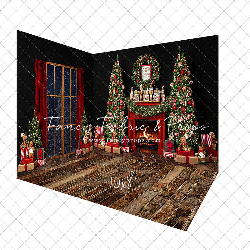 Gingerbread Mantle - Room