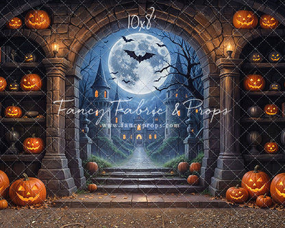 Gothic Halloween Gateway - Dirt Floor - With Sweep Option