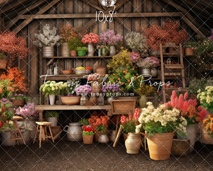 Grandma's Gardening Shed - With Sweep Option