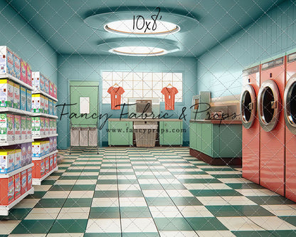 Laundry Day - Blue - With Sweep Option