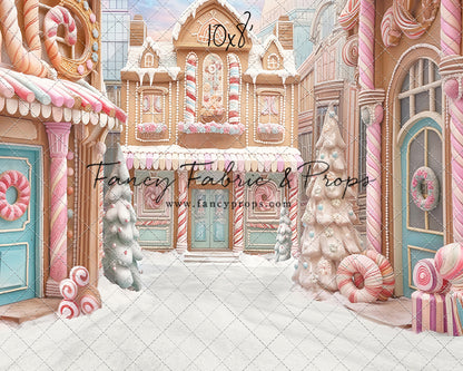 Pastel Gingerbread Street - With Sweep Option
