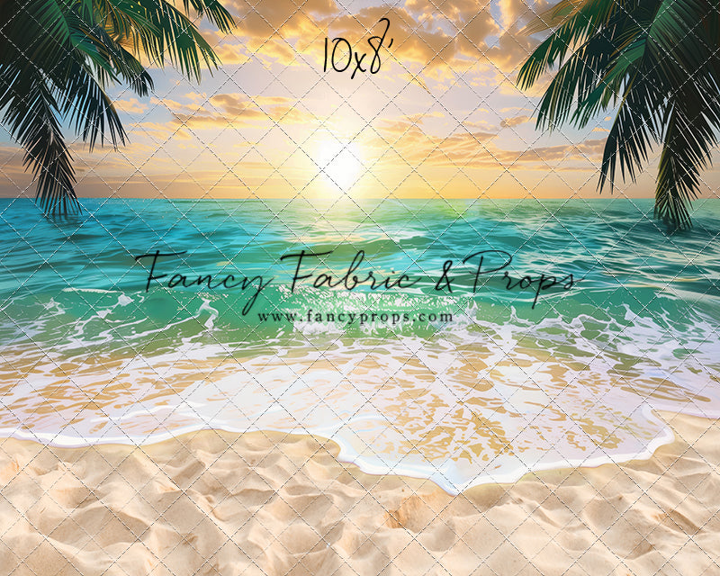 Tropical Beach Paradise - With Sweep Option