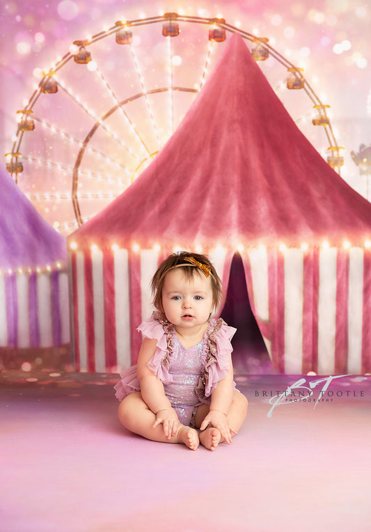 Pastel Carnival  60x50" - Plus Sweep Option - Littles Collection