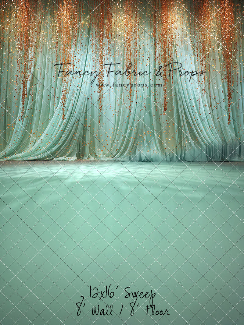 Mint Curtain - With Sweep Option