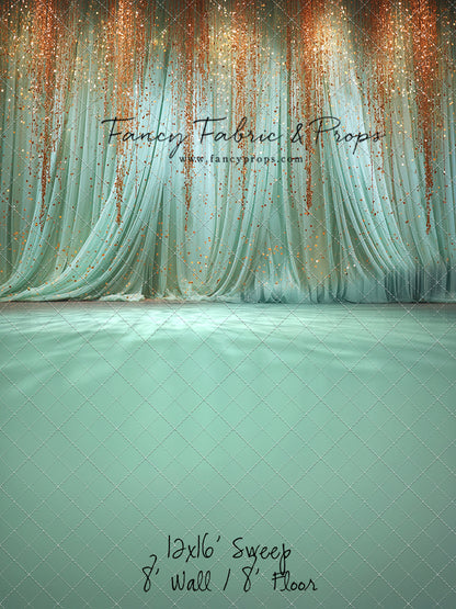 Mint Curtain - With Sweep Option