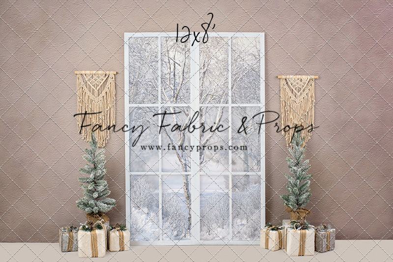 Boho Fireplace Window