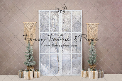 Boho Fireplace Window