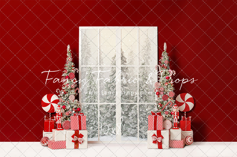 Candy Cane Window